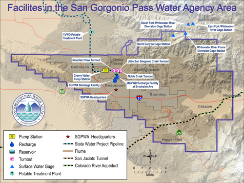 SGPWA Facilities Map 2021